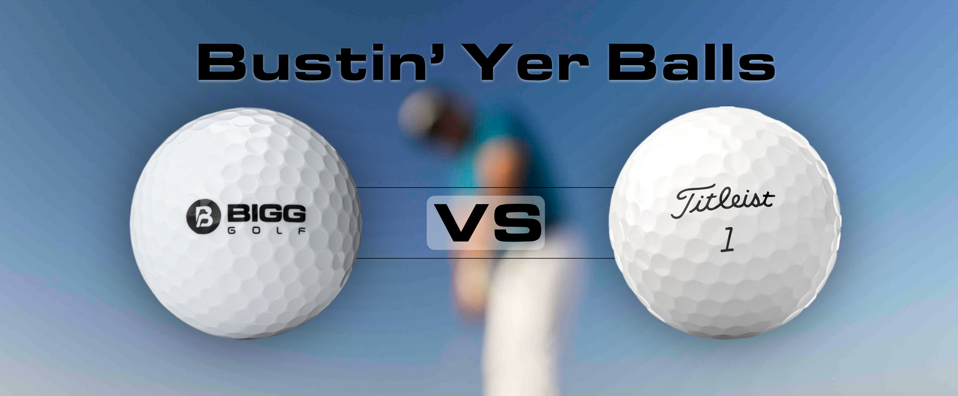 Bustin' Your BALLS - Bigg Golf Score Crusher vs. Titleist ProV1