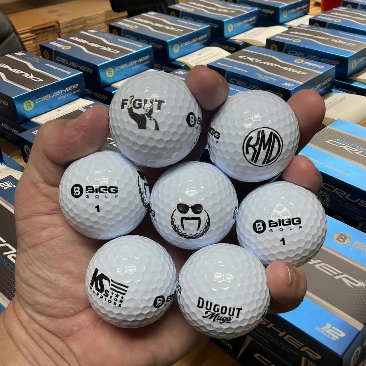 Custom Balls by Bigg Golf for All Occasions!